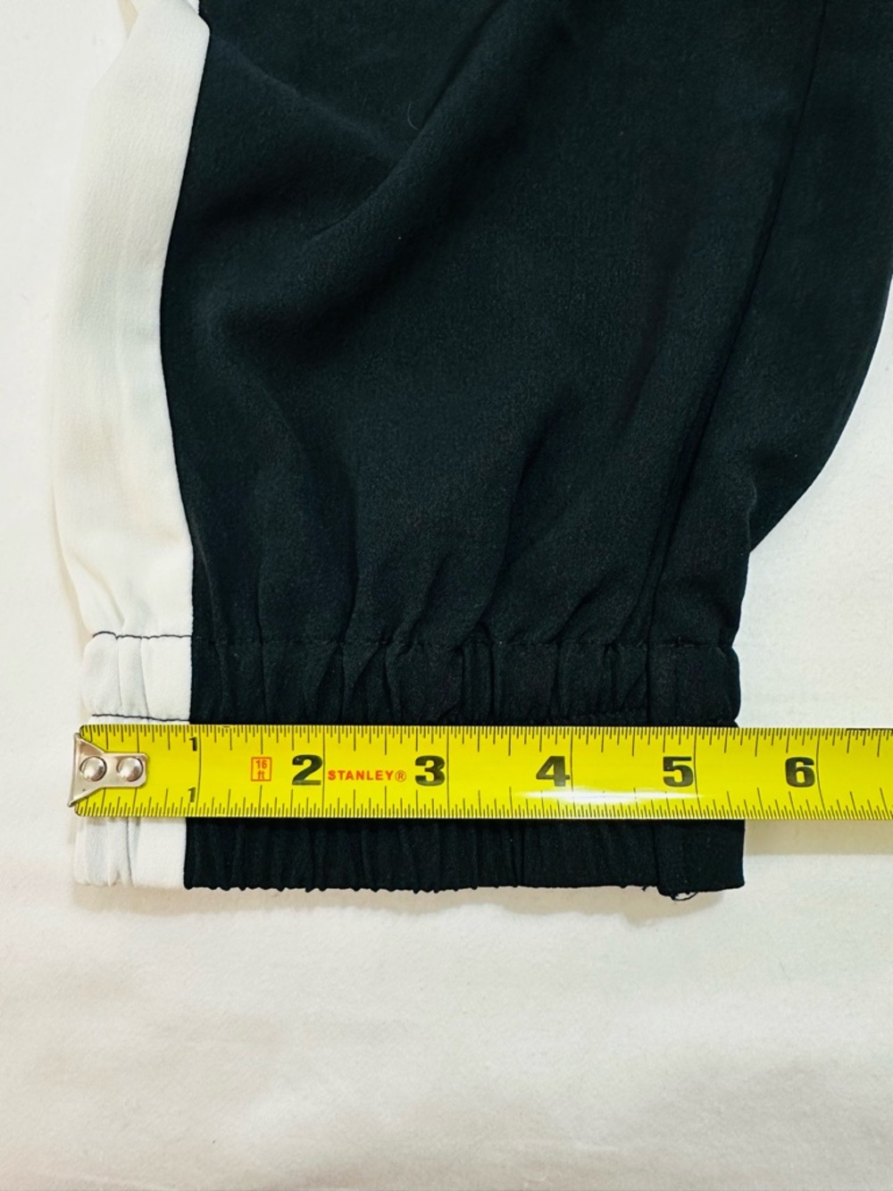 MOSSIMO BLACK TUXEDO STRIPE JOGGER PANTS ATHLEISURE COMFORTABLE LUXURY LARGE - Picture 6 of 14